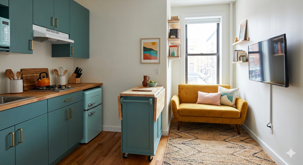 Very Small Open Plan Kitchen Living Room Ideas